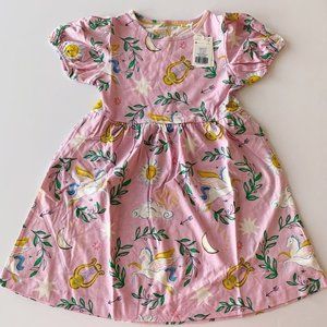 NWT Mini Boden Girl Puff Sleeve Dress 5-6 years or 7-8 Years